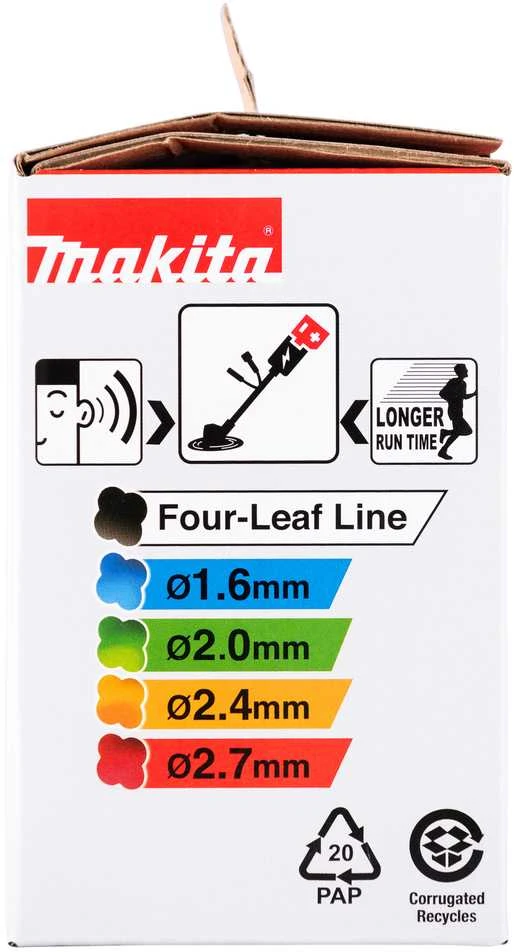 Makita Trimeriai 2.0MM, M8X1.25LH (DUR182, DUR187, DUR188) 191D91-7