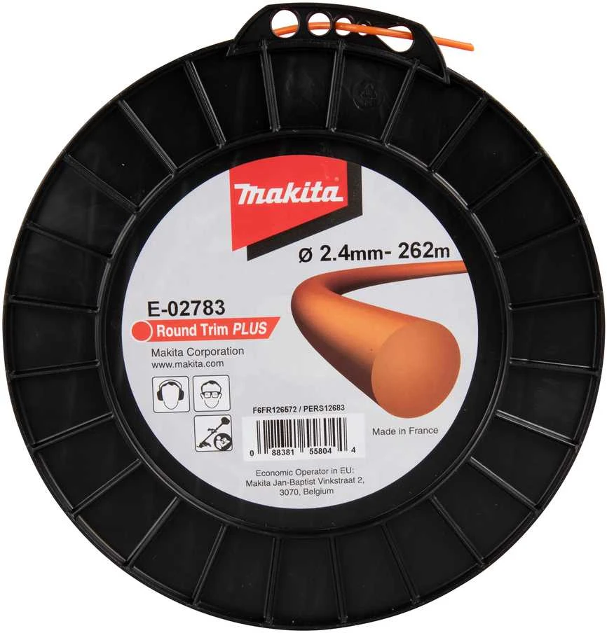 Makita Trimeriai 2,4mm/262m apvalus valas E-02783