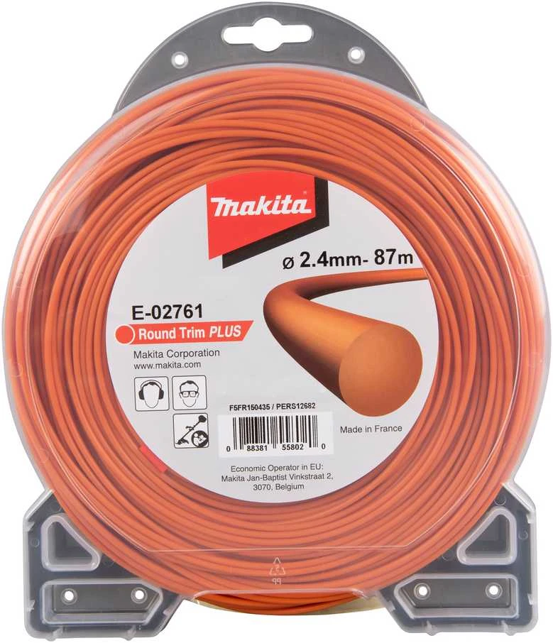 Makita Trimeriai 2,4mm/87m apvalus valas E-02761