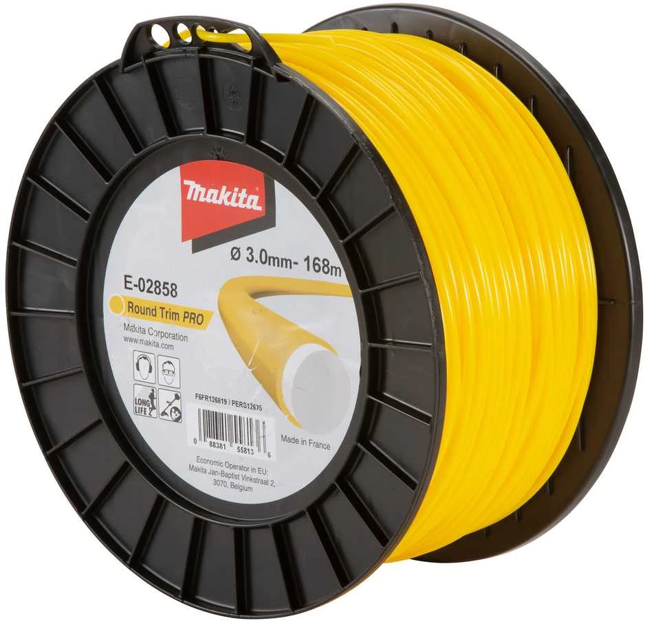Makita Trimeriai 3,0mm/168m apvalus valas E-02858