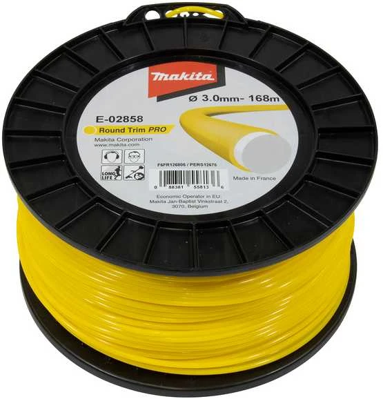 Makita Trimeriai 3,0mm/168m apvalus valas E-02858
