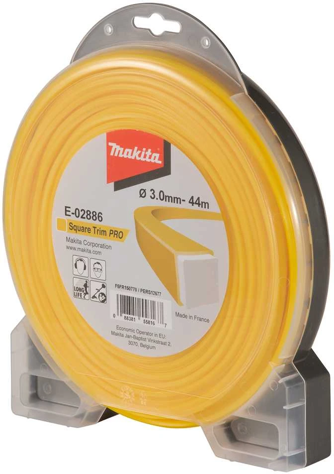 Makita Trimeriai 3,0mm/44m kvadratinis valas E-02886