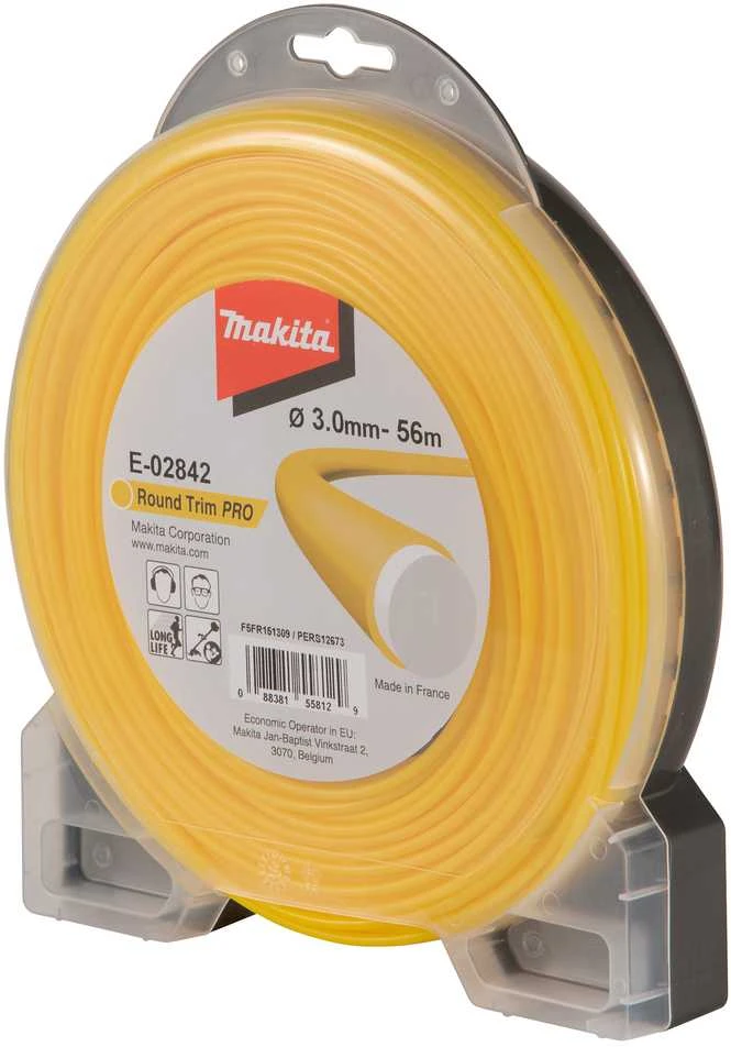 Makita Trimeriai 3,0mm/56m apvalus valas E-02842
