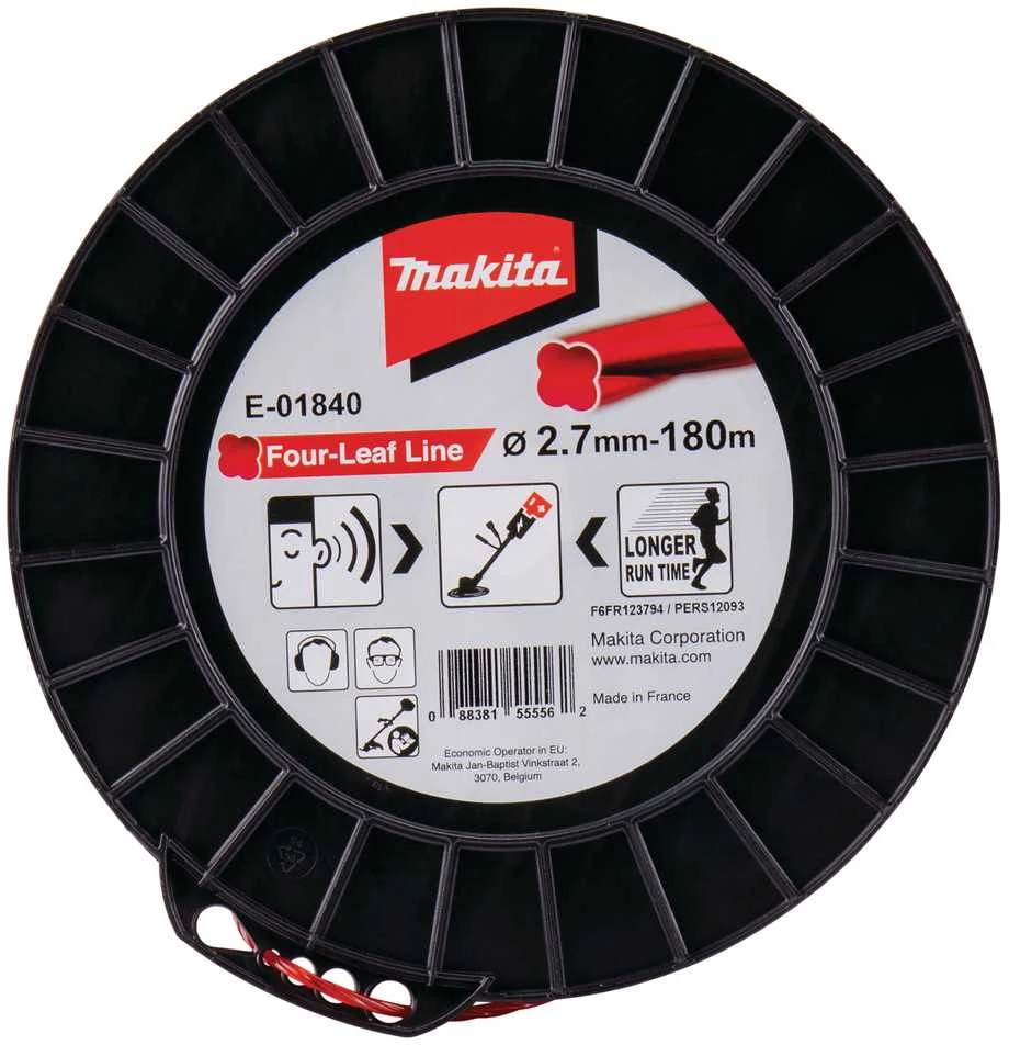 Makita Ovalinės spiralės pjovimo valas 2,7mm X 180 m, E-01840