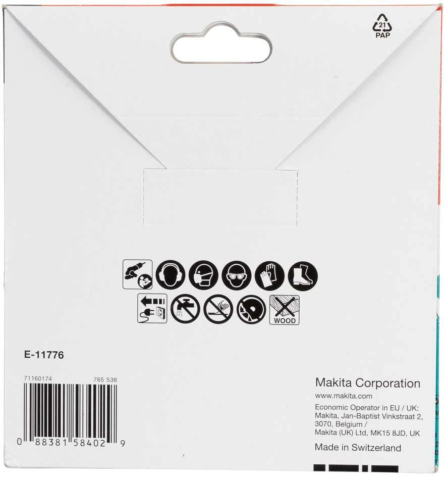 Makita TUNGSTEN CARBIDE GRIT BLADE X-LOCK 125X2,0MM E-11776