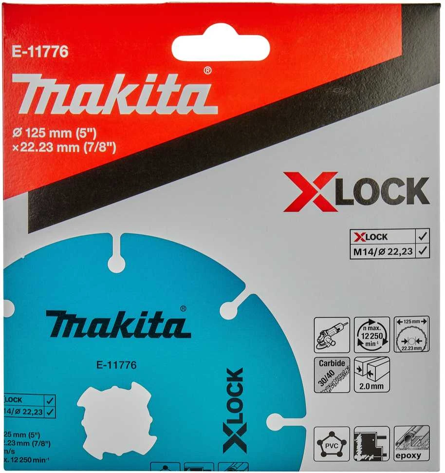 Makita TUNGSTEN CARBIDE GRIT BLADE X-LOCK 125X2,0MM E-11776