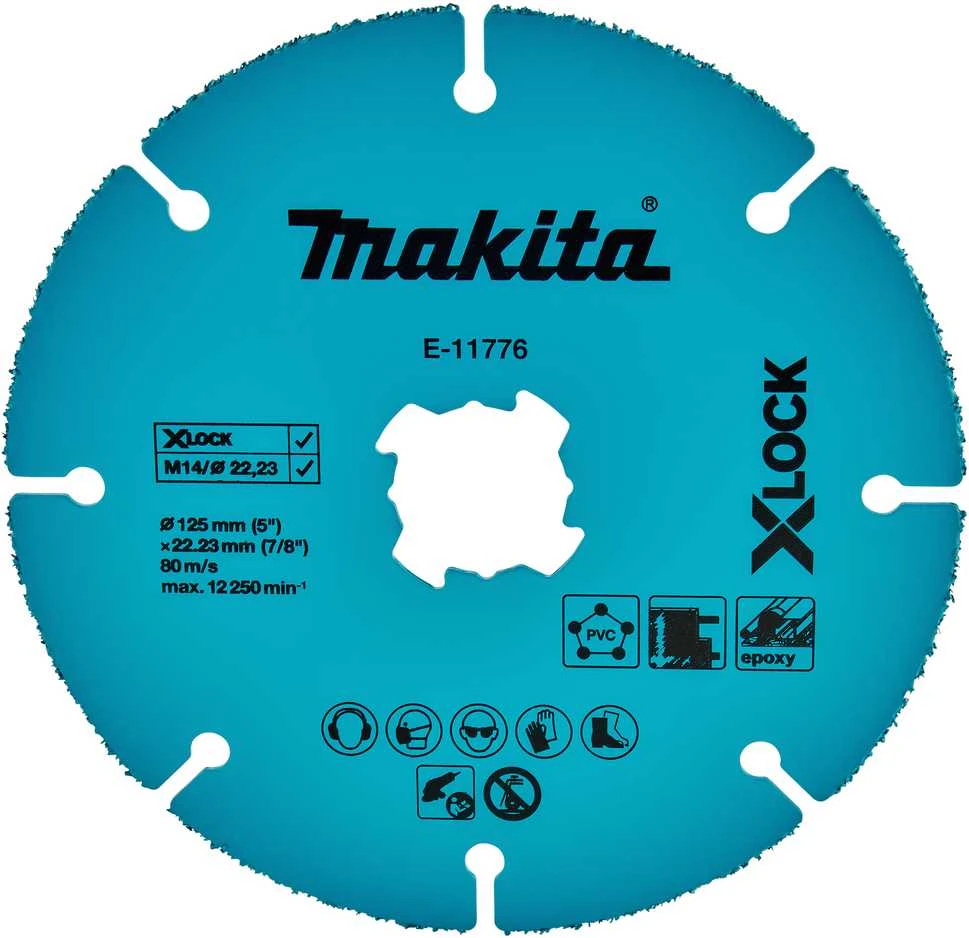 Makita TUNGSTEN CARBIDE GRIT BLADE X-LOCK 125X2,0MM E-11776