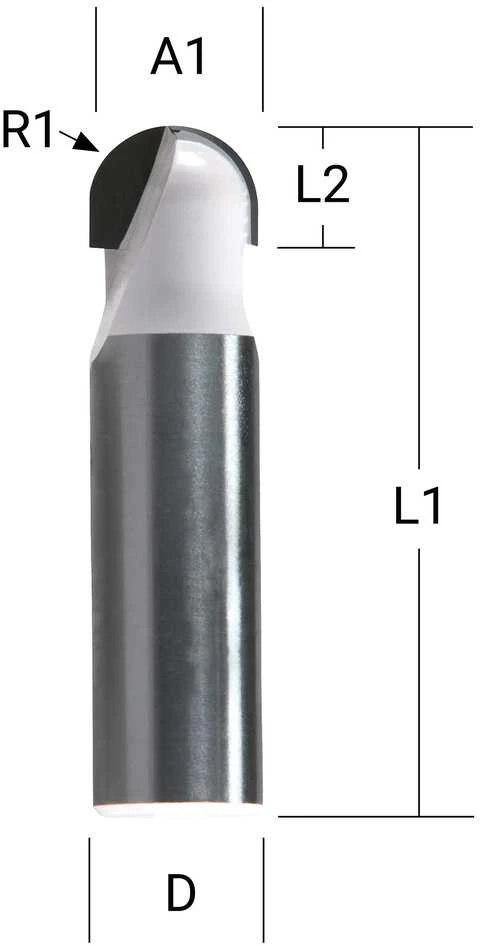 Makita U formos griovelių freza 9,5x9,5 mm/ 41,3mm, 8mm Kotelio skersmuo D-68286
