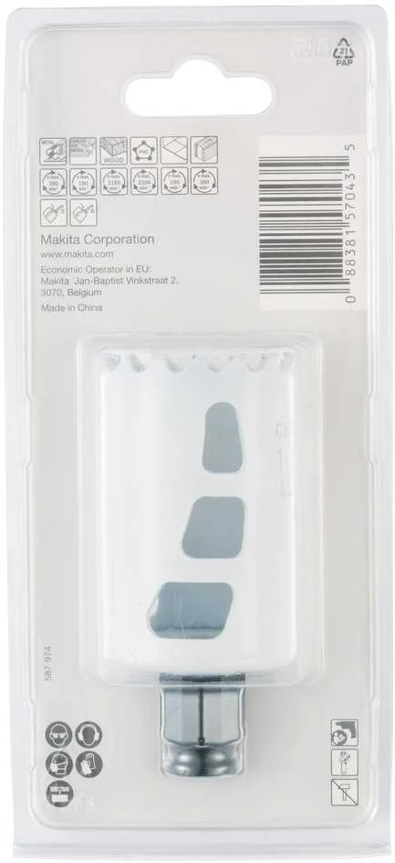Grąžtas Makita Universali gręžimo karūna EZYCHANGE TCT 44mm E-06719 T.C.T • 44 mm • Ezychange
