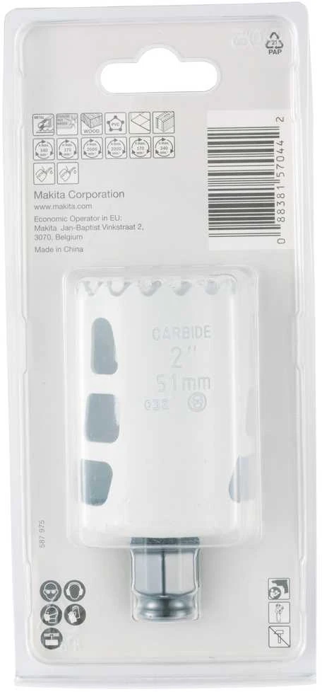 Makita Universali gręžimo karūna EZYCHANGE TCT 51mm E-06725 T.C.T • 51 mm • Ezychange