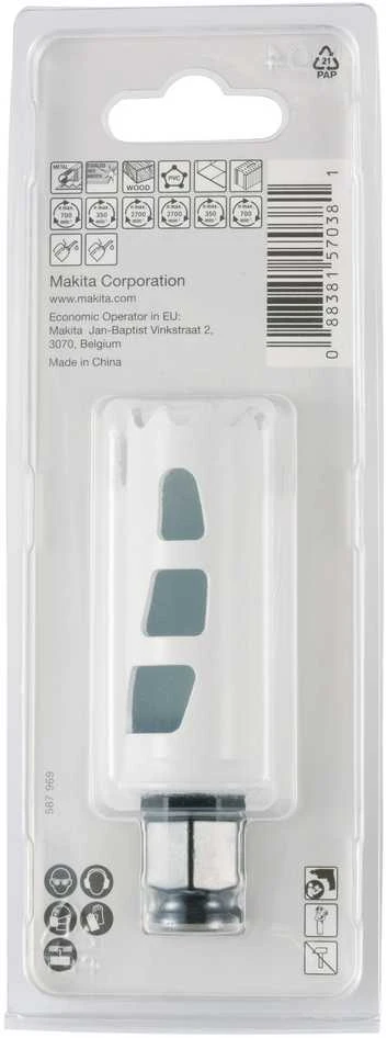Makita Universali gręžimo karūna EZYCHANGE TCT 25mm E-06666 T.C.T • 25 mm • Ezychange
