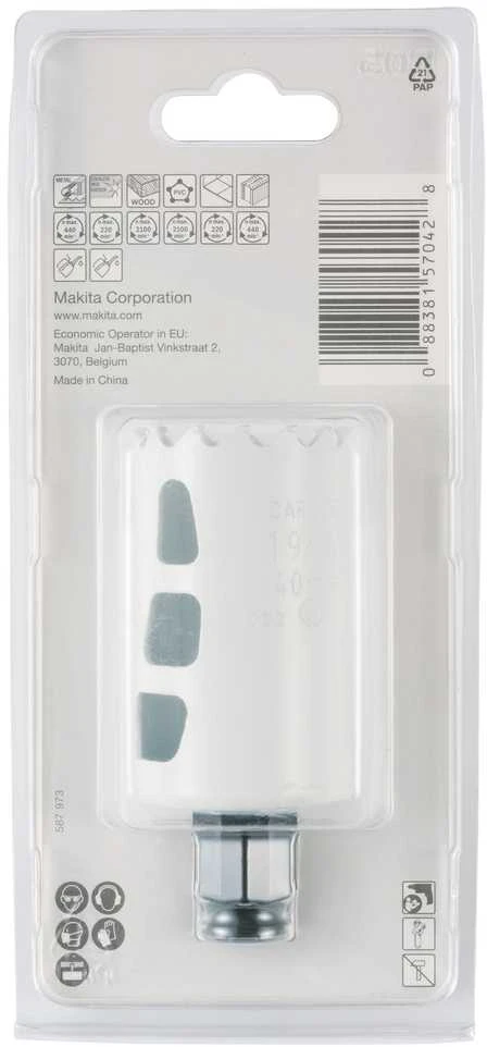 Makita Universali gręžimo karūna EZYCHANGE TCT 40mm E-06703 T.C.T • 40 mm • Ezychange