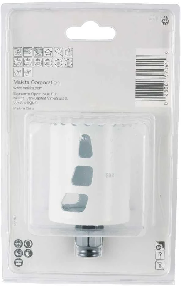 Makita Universali gręžimo karūna EZYCHANGE TCT 54mm E-06731 T.C.T • 54 mm • Ezychange