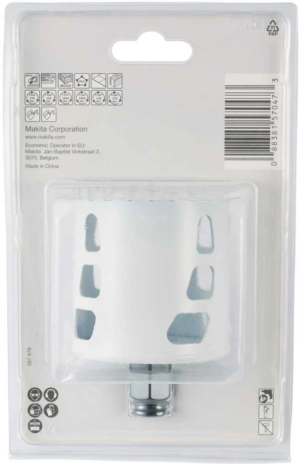 Makita Universali gręžimo karūna EZYCHANGE TCT 64mm E-06753 T.C.T • 64 mm • Ezychange