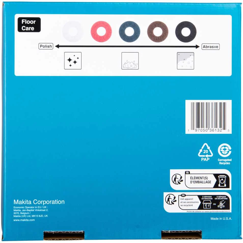 Makita Veltinio padas grindims, mėlynas, naudojimui su PS001G 1914S7-5 Veltinio padas grindims