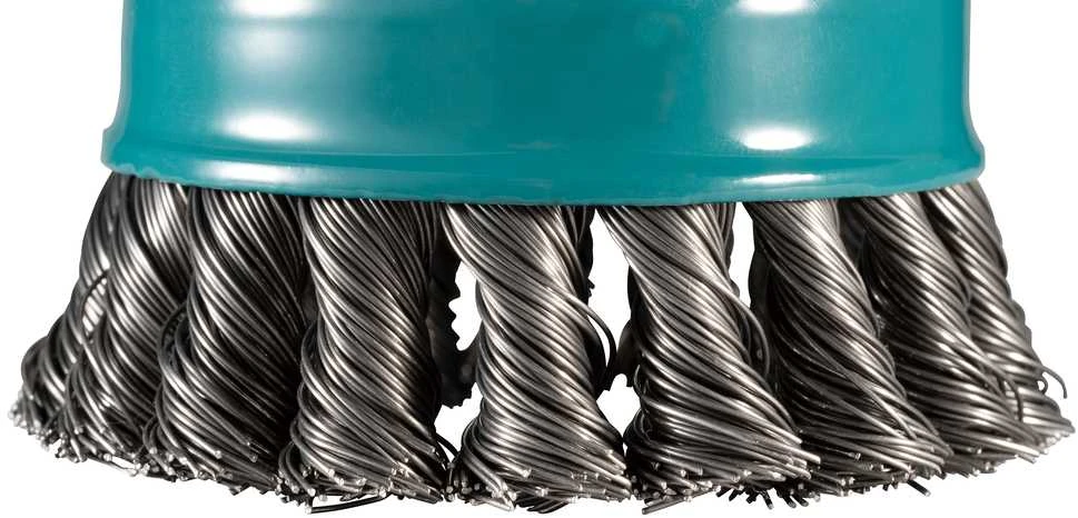 Makita Vielinė šlifavimo taurė, sukta viela, 0.5mm, Ø 80 mm, X-LOCK D-73380