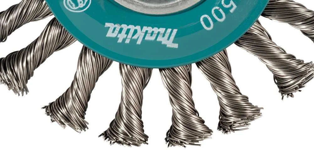 Makita Vielinis šlifavimo diskas, sukta viela, 0.5mm, Ø 115 mm, X-LOCK D-73352
