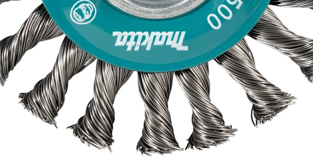 Makita Vielinis šlifavimo diskas, sukta viela, 0.5mm, Ø 115 mm, X-LOCK D-73405