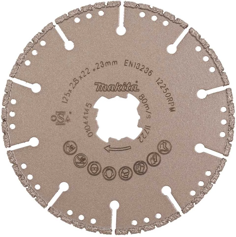 Makita X-LOCK deimantinis diskas kampiniams šlifuokliams, gelbėjimo darbams E-19738