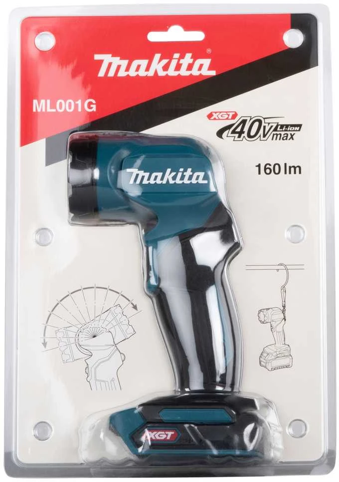 Makita XGT® Akumuliatorinis LED prožektorius ML001G XGT® • 40Vmax • 160 lm