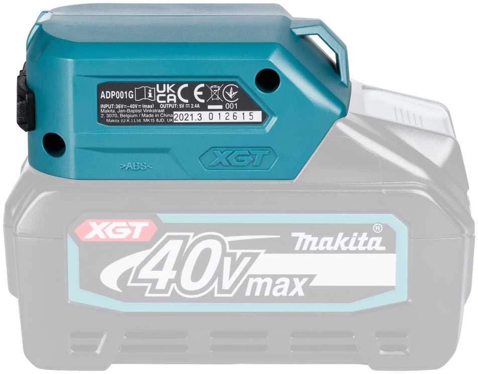 Makita XGT® -> USB adapteris ADP001G 40Vmax • XGT® -> USB