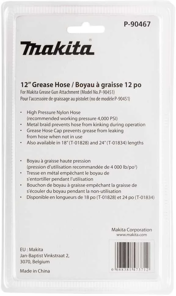 Makita Žarna tepalo presui P-90467 12" / 30 cm