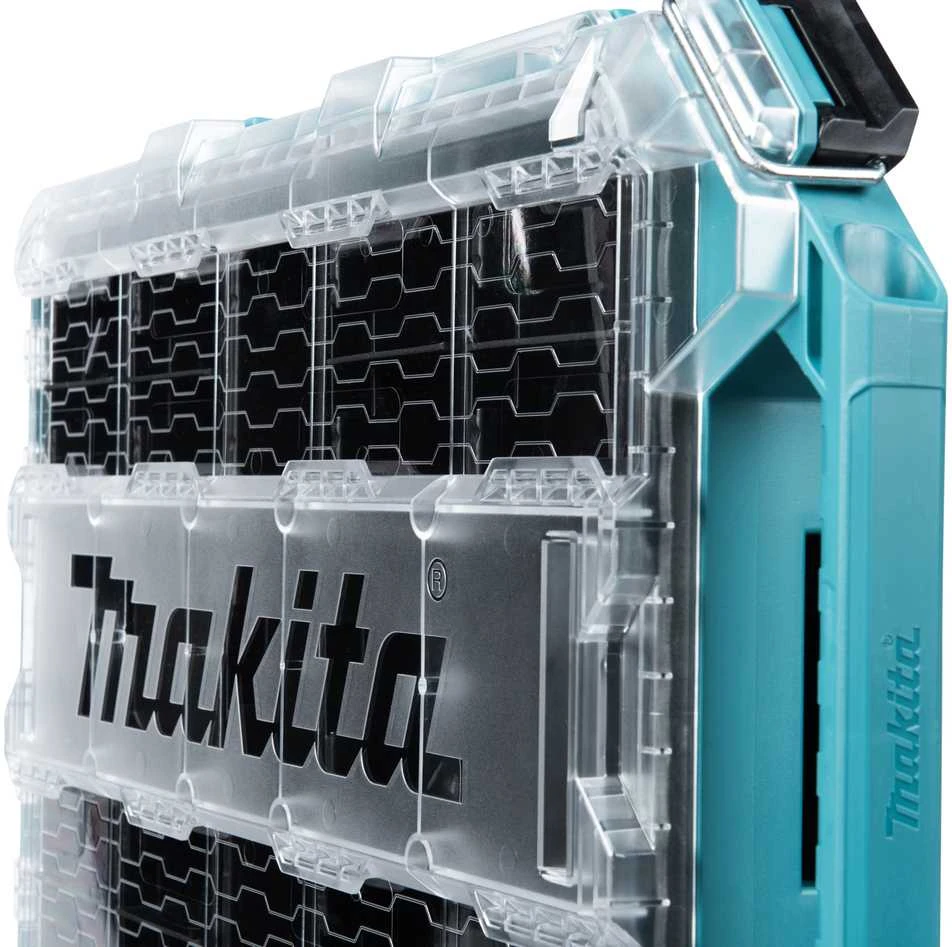 Makita Žema vidutinio dydžio smulkių priedų dėžė P-91051 8,4 L, 387 × 596 × 85 mm