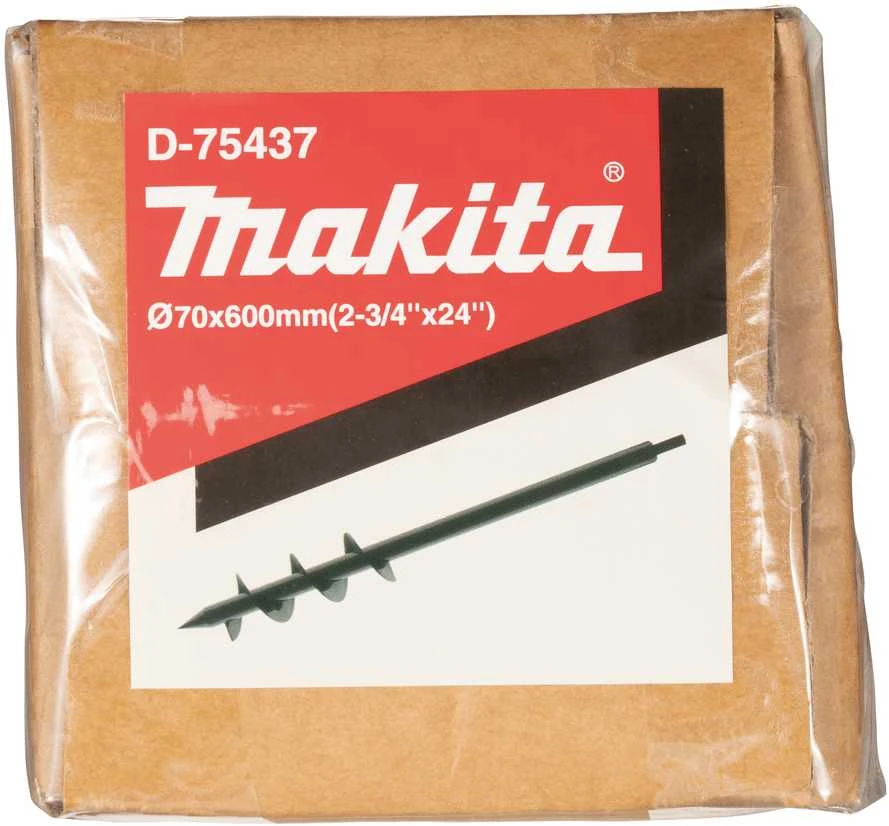 Makita ŽEMĖS GRĄŽTAS 70X600MM šešiakampis griebtuvas D-75437