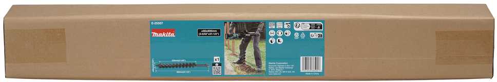 Makita Žemės grąžtas 80X800MM E-25507