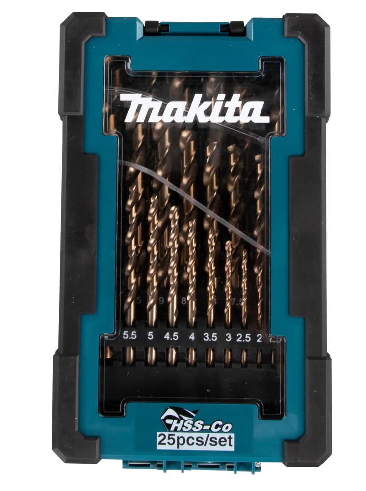 Grąžtas Makita Grąžtų komplektas 25 gvnt. (1-13mm) HSS-Co 5% D-67577