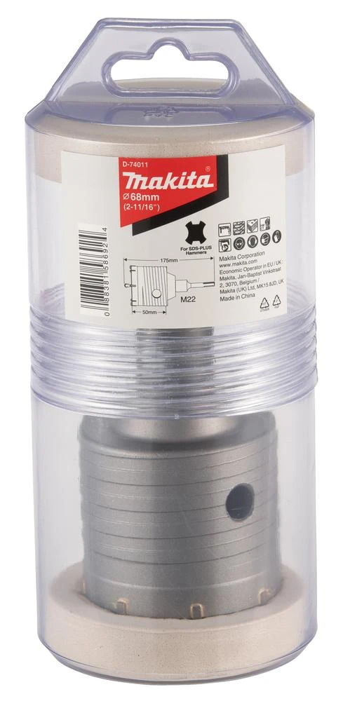 Makita Gręžimų karūnų rinkinys ø68 SDS PLUS D-74011