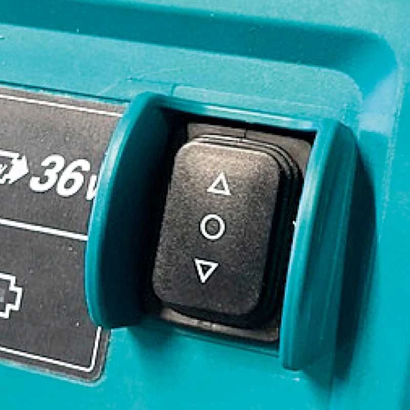 Makita DCU601Z akumuliatorinis karutis 2X18V ličio jonų, elektrinis keltuvas, BL variklis, 3 greičiai, maks. apkrova 300kg, 145kg be akumuliatoriaus ir krovinio