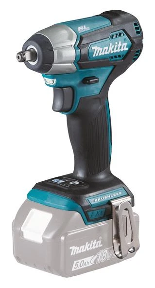 Makita DTW180Z Akumuliatorinis smūginis veržliasukis 18V, 180 Nm, LED 3/8", Be akumuliatorių ir kroviklio!
