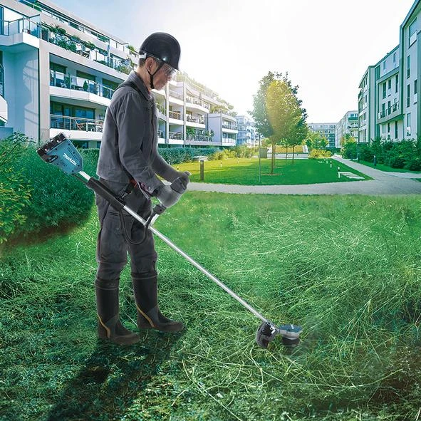 Akumuliatorinė žoliapjovė Makita DUR368AZ, 2x18V, 350mm, bešepetėlinis, be akumuliatorių ir kroviklio