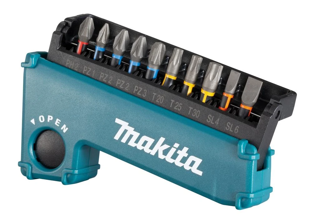 Makita E-03573 Impact Premier 11 dalių populiariausių Torsion sukimo antgalių ir antgalių laikiklio rinkinys