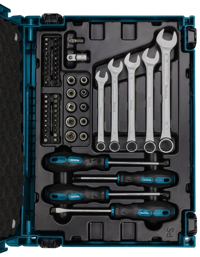 Makita E-11542 RANKINIŲ ĮRANKIŲ RINKINYS (87VNT. )