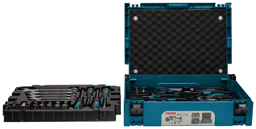 Makita E-11542 RANKINIŲ ĮRANKIŲ RINKINYS (87VNT. )