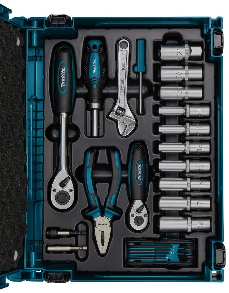 Makita E-11542 RANKINIŲ ĮRANKIŲ RINKINYS (87VNT. )