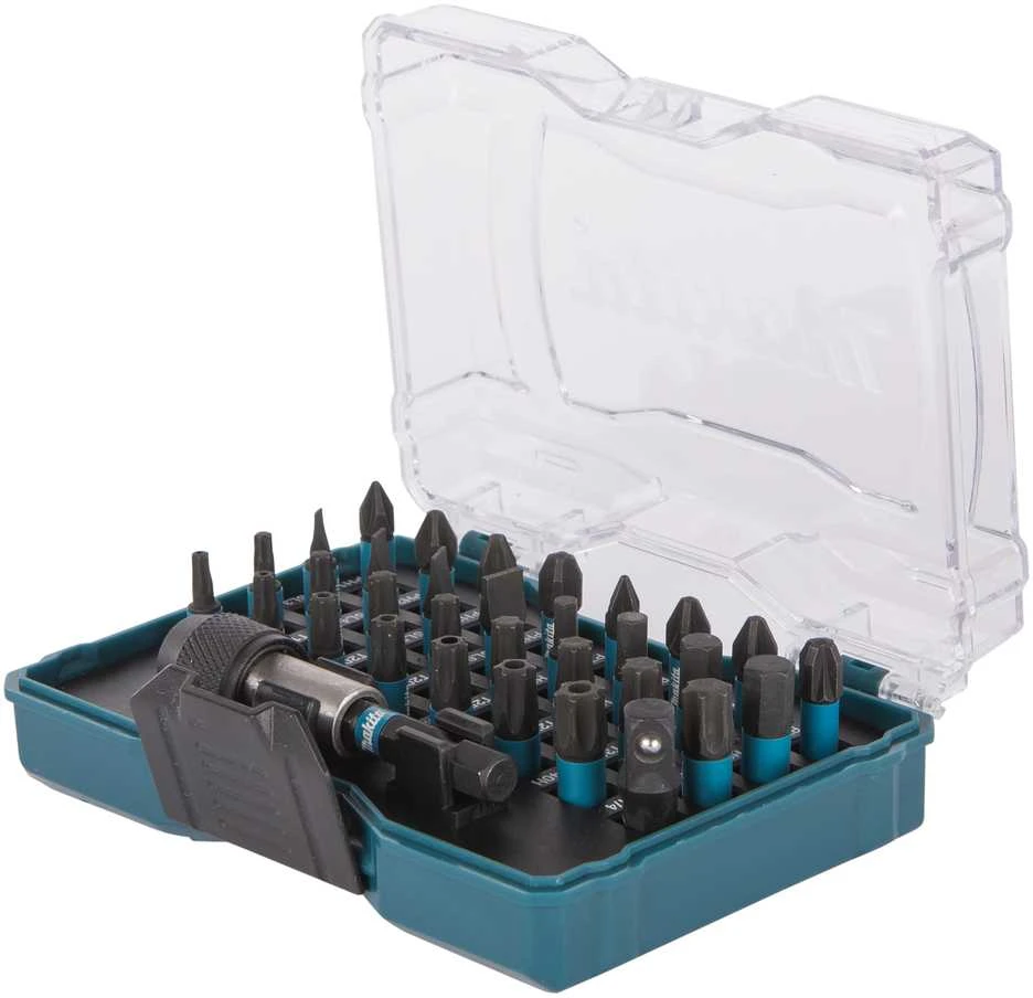 Makita sukimo antgalių rinkinys, 33vnt. (10) IMPACT Juodas E-12441-10