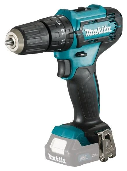 Makita HP333DZ Akumuliatorinis smūginis gręžtuvas 12V MAX, 30/14 Nm, 10mm; Be akumuliatorių ir kroviklio!