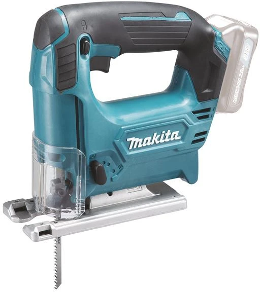 Makita JV101DZ siaurapjūklis su baterija ir skaidria apsauga