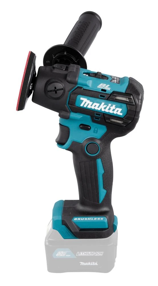 Makita PV301DZ Akumulatorinis poliruoklis 12Vmax CXT, 75MM, BL motor, Be akumuliatorių ir kroviklio!!!!