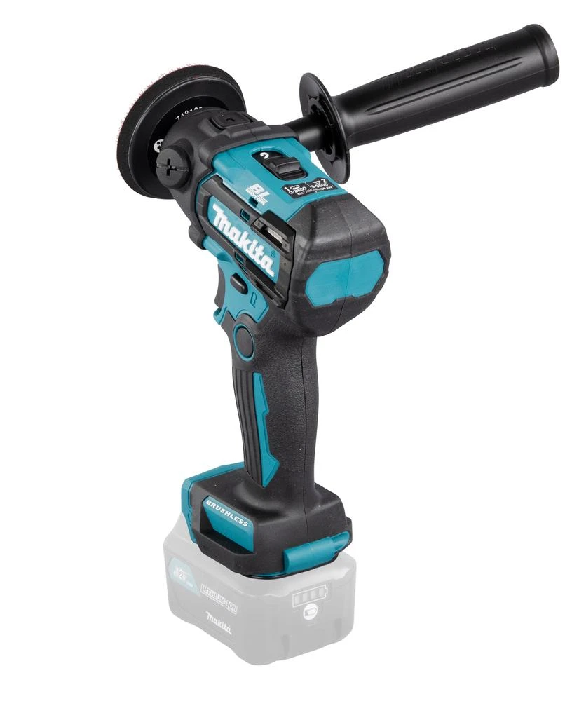 Makita PV301DZ Akumulatorinis poliruoklis 12Vmax CXT, 75MM, BL motor, Be akumuliatorių ir kroviklio!!!!