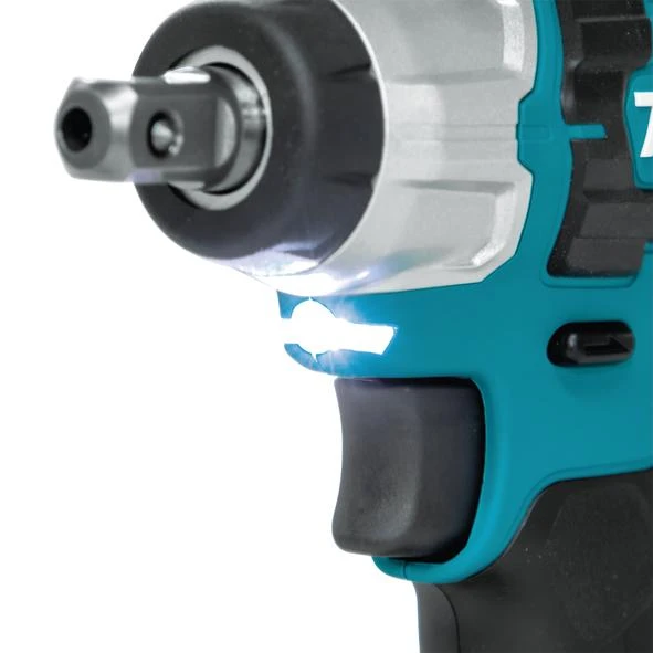 Makita TW161DZ Akumuliatorinis smūginis veržliasukis, 1/2", 12V MAX, 165 Nm, BL-motor, Be akumuliatorių ir kroviklio!
