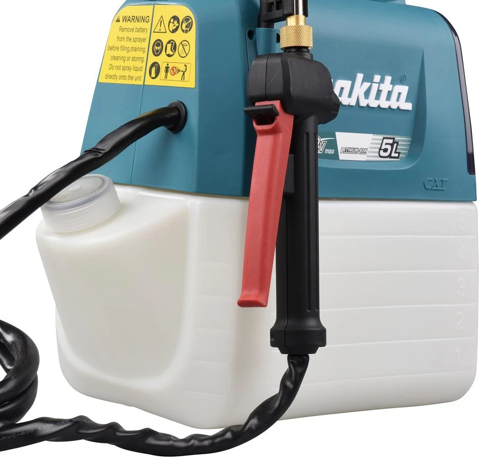 Makita US053DZ Cordless garden sprayer 12Vmax CXT, 5 l. tank, 2kg, be akumuliatoriaus ir kroviklio
