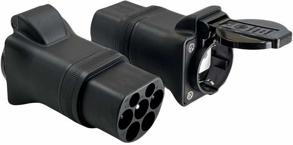 Adapteris Reach Type2 to Schuko