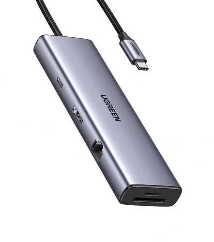 Ugreen CM498 daugiafunkcis USB-C adapteris
