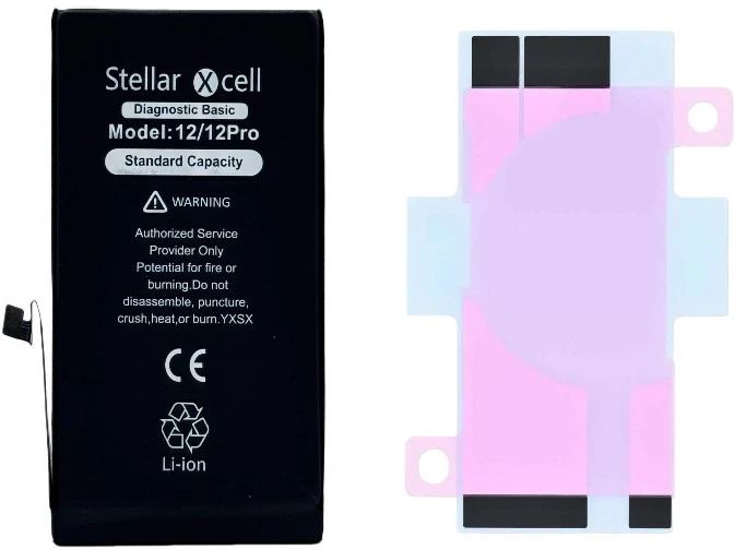 Akumuliatorius StellarXcell Diagnostic Apple iPhone 12/12 Pro 2815mAh (Standart Capacity + HQ Copy BMS)