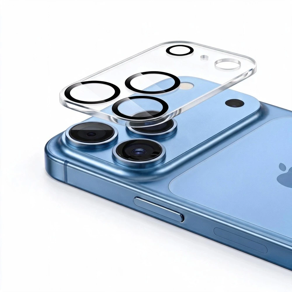 Tech-Protect Cam Fit+ fotoaparato dangtelis, skirtas iPhone 18 Pro Max – skaidrus