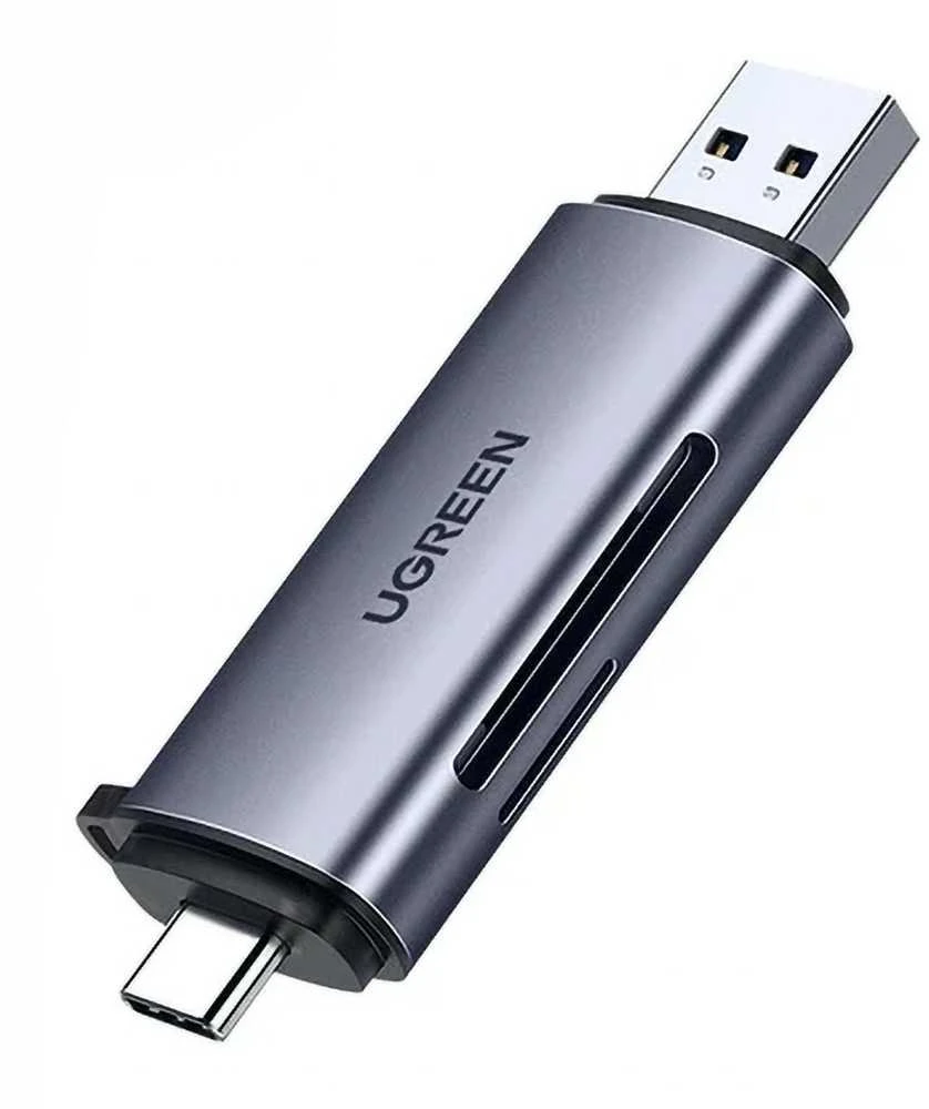 UGREEN USB + USB-C adapteris kortelių skaitytuvas SD + Micro SD